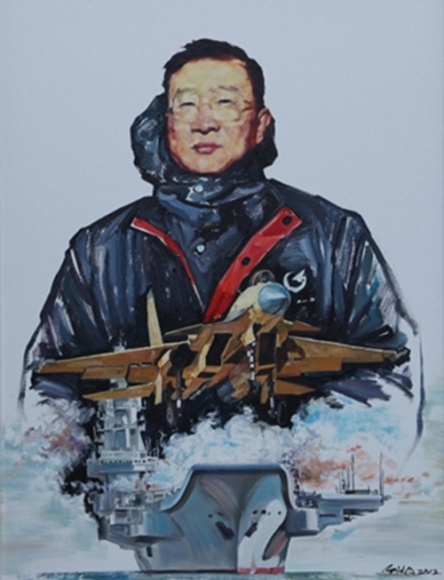 《羅陽》油畫。校方供圖