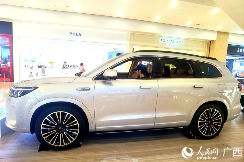  消費(fèi)者在試駕汽車。人民網(wǎng)記者 陳燕攝