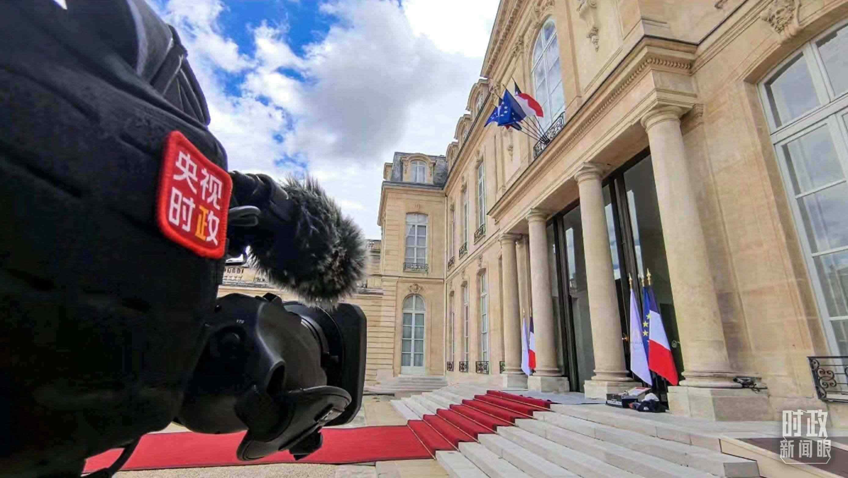 △愛麗舍宮。（總臺(tái)央視記者陸泓宇拍攝）