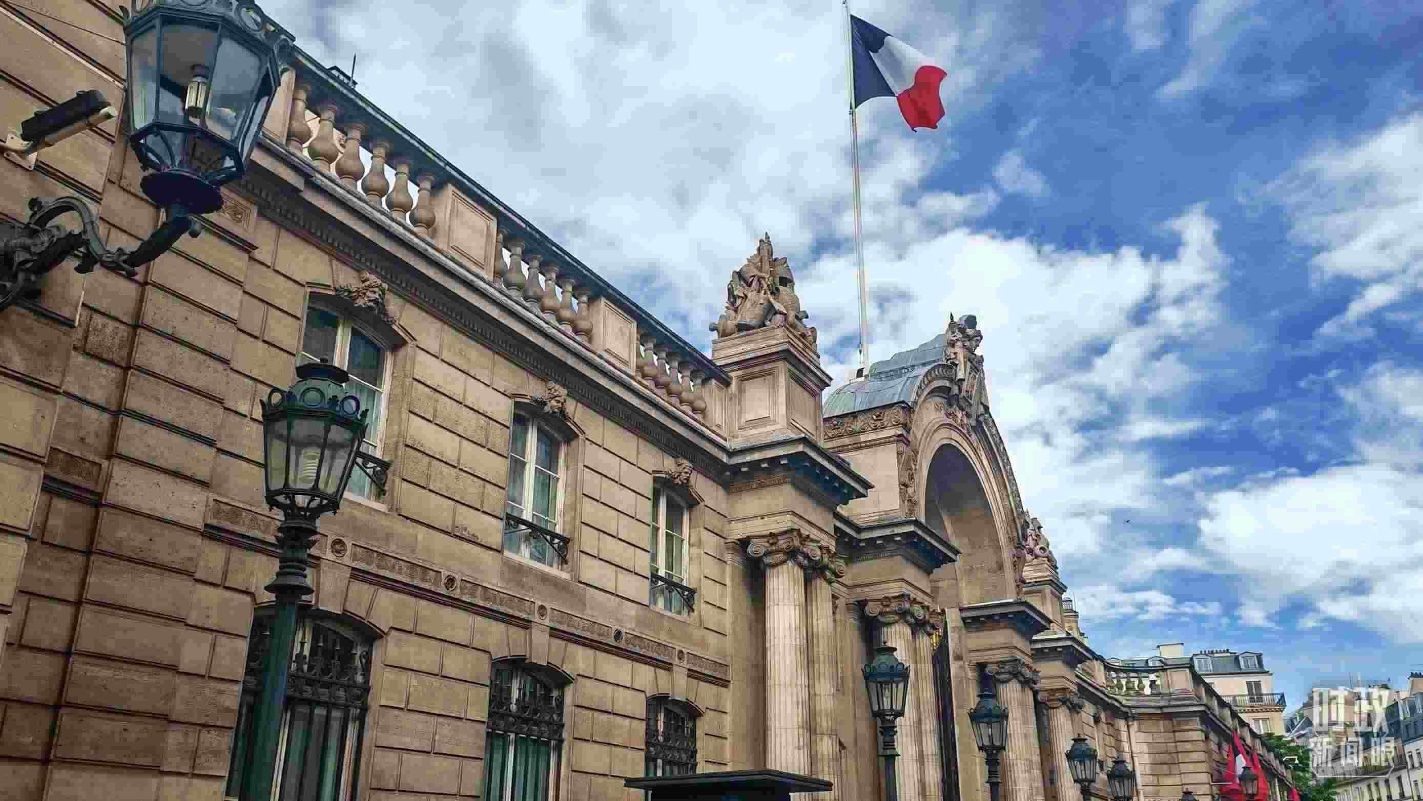 △愛麗舍宮。（總臺(tái)央視記者劉琦拍攝）