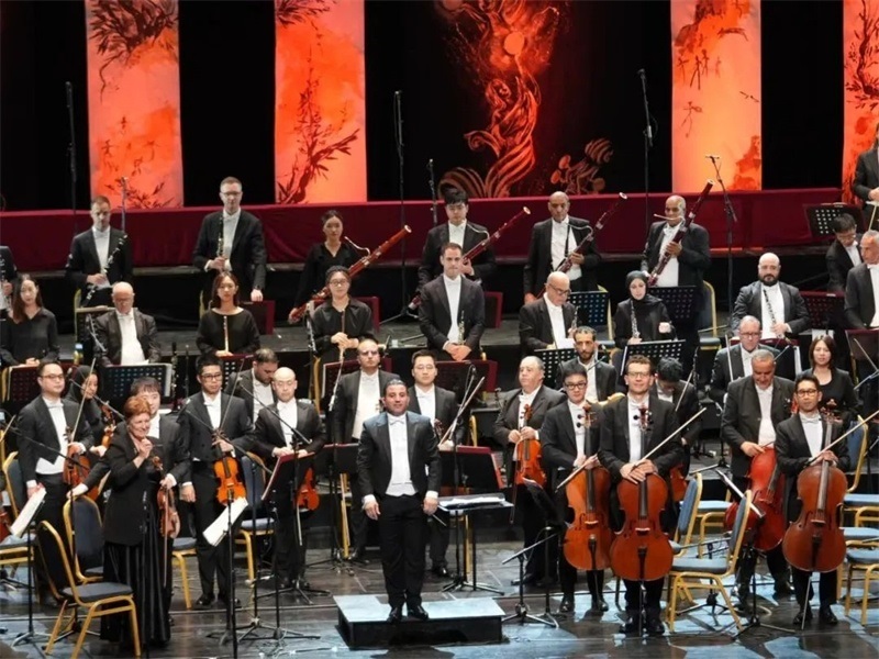 阿爾及爾歌劇院交響樂團演出活動現(xiàn)場。蘇州交響樂團供圖