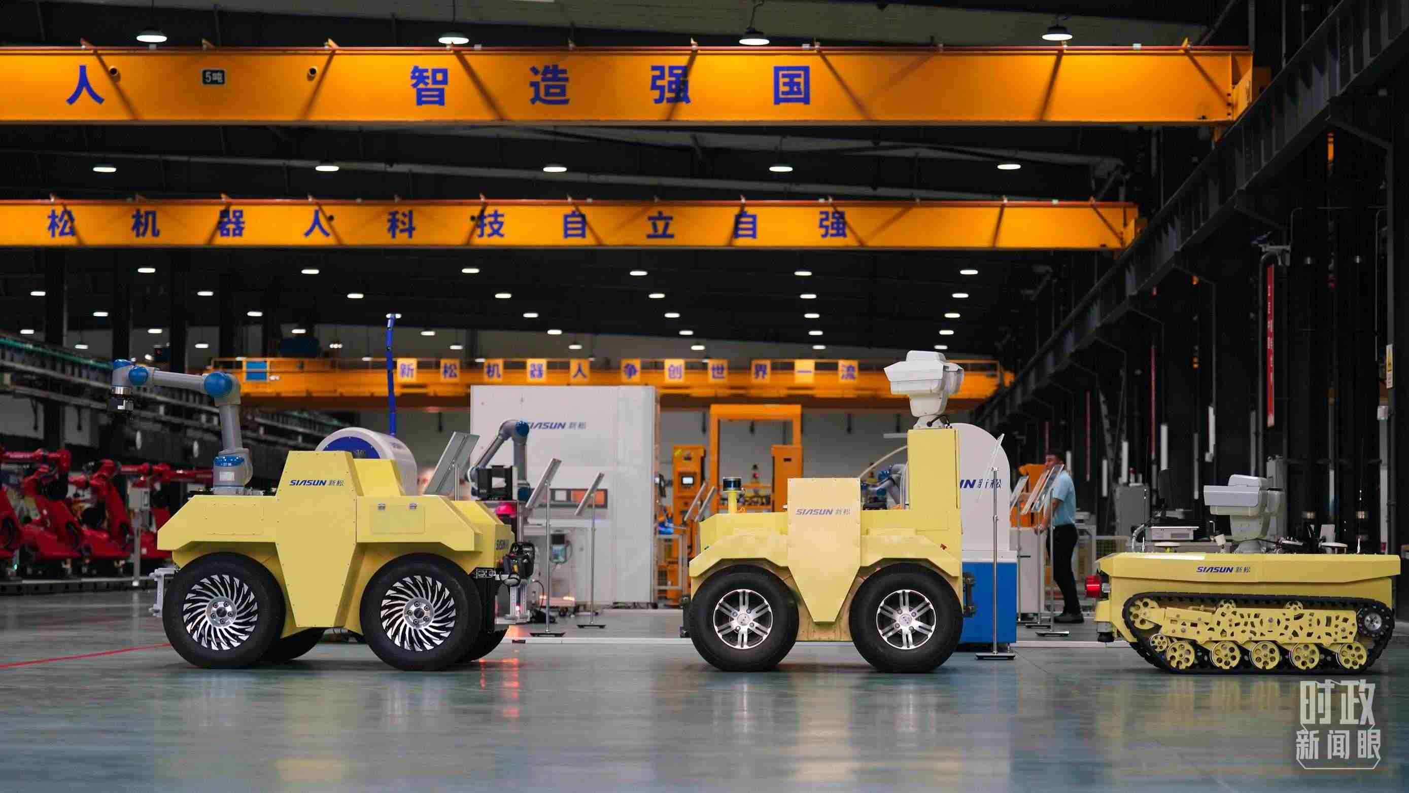 沈陽新松機(jī)器人自動化股份有限公司車間。2022年，習(xí)近平考察這家企業(yè)，強(qiáng)調(diào)必須走自主創(chuàng)新之路。（總臺國廣記者李晉拍攝）