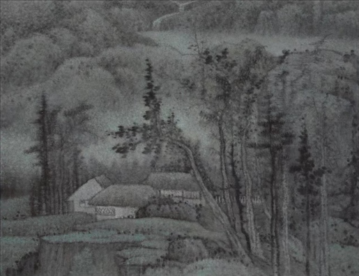 王秦生畫作《晨寂》。主辦方供圖