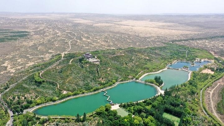 △2023年6月7日，寧夏靈武市白芨灘國家級(jí)自然保護(hù)區(qū)。