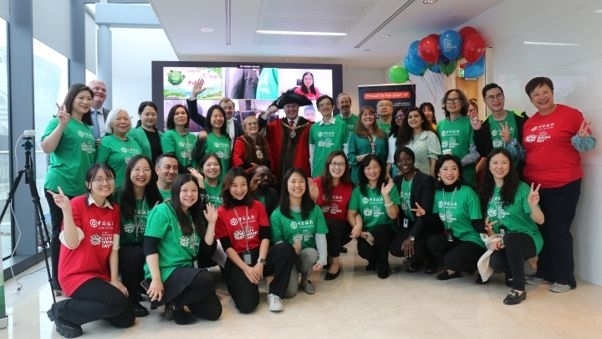 中國銀行倫敦分行參與倫敦金融城慈善日活動(dòng)。資料圖片