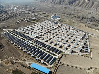 這是2020年11月6日拍攝的班彥新村全貌（無人機(jī)照片）。新華社記者 戴天放 攝