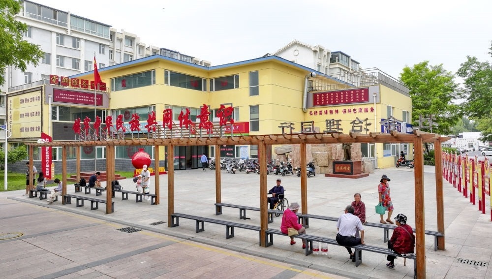 6月20日拍攝的長城花園社區(qū)一角（無人機照片）。