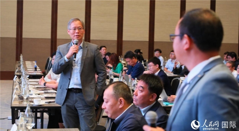 講座現(xiàn)場互動。人民網(wǎng)記者 簡承淵攝