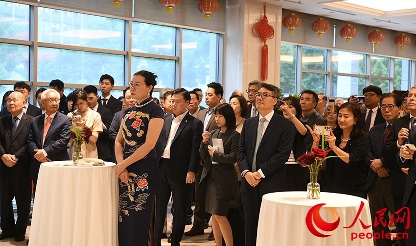 招待會(huì)現(xiàn)場。人民網(wǎng) 李帆攝