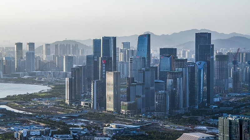 圖為深圳前海城市風(fēng)光。