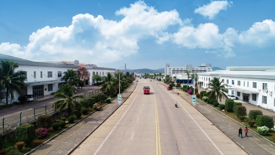 西哈努克港經(jīng)濟特區(qū)園區(qū)。西港特區(qū)公司供圖