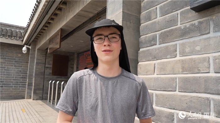 圖為德國籍游客埃里克·西伯特。人民網(wǎng)記者 吳超嵐攝