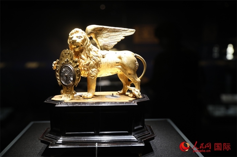 展覽“傳奇之旅：馬可·波羅與絲綢之路上的世界”展品。人民網(wǎng) 殷韜攝