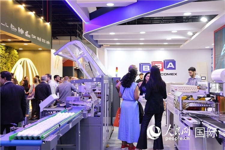 巴西國際動物蛋白展覽會現(xiàn)場。人民網(wǎng)記者 時元皓攝