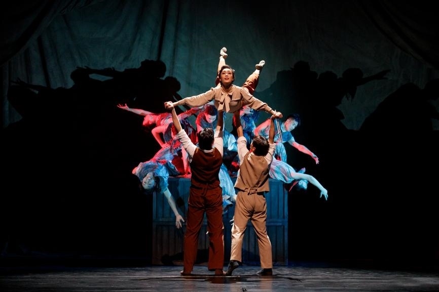 舞劇《熱血當歌》演出現(xiàn)場。主辦方供圖