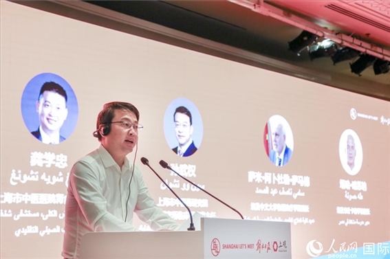 龔學(xué)忠在發(fā)言中。人民網(wǎng)記者 黃培昭攝