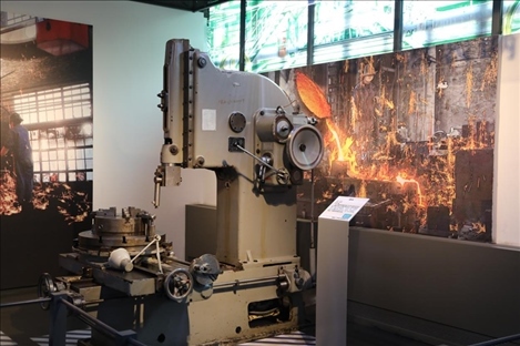 天水工業(yè)博物館內(nèi)景。新華社記者 馬莎 攝