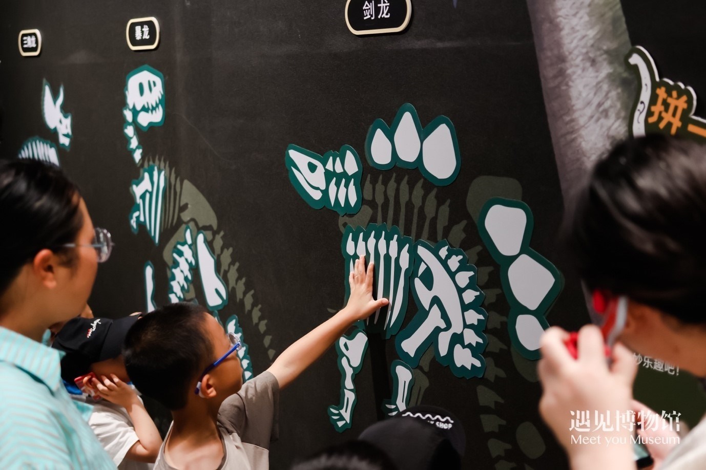 5. “2億年的地球記憶——恐龍化石特展”互動(dòng)區(qū)域。遇見博物館供圖
