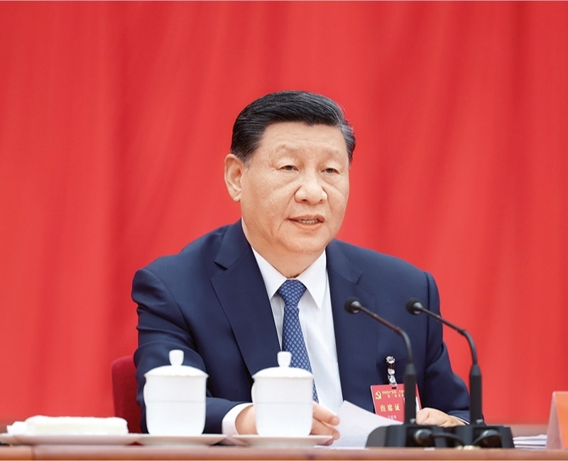 中國共產(chǎn)黨第二十屆中央委員會第三次全體會議，于2024年7月15日至18日在北京舉行。中央委員會總書記習(xí)近平作重要講話。 新華社記者 鞠鵬/攝