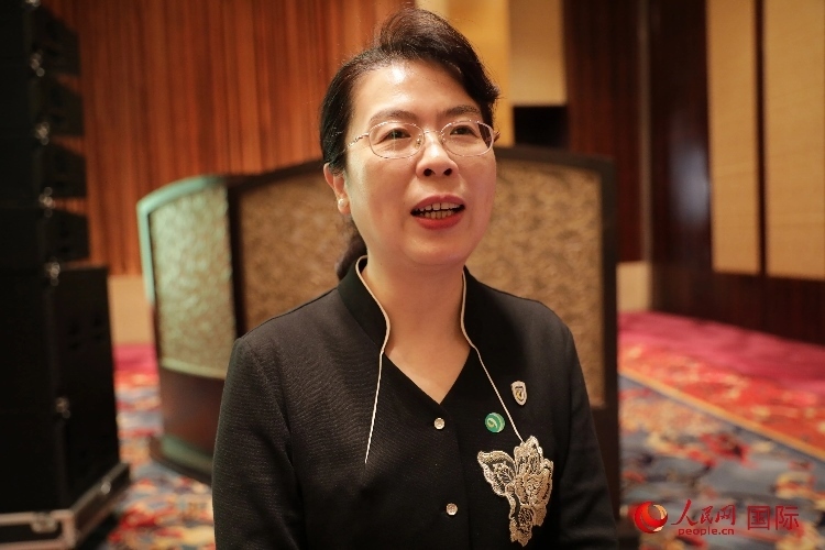 北京外國(guó)語(yǔ)大學(xué)亞洲學(xué)院院長(zhǎng)、中國(guó)馬來(lái)研究中心主任蘇瑩瑩教授接受人民網(wǎng)采訪。人民網(wǎng) 王婧攝