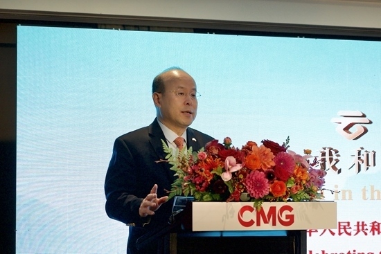 中國駐澳大利亞大使肖千出席活動(dòng)并致辭。張舒惠攝