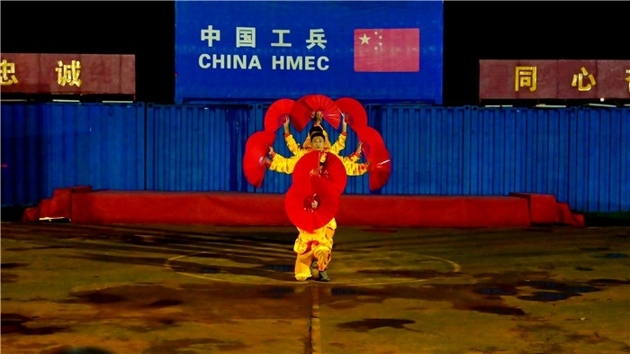 中國傳統(tǒng)文化節(jié)目表演。孫千攝