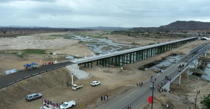 大橋全景。中交二公局第二工程有限公司供圖
