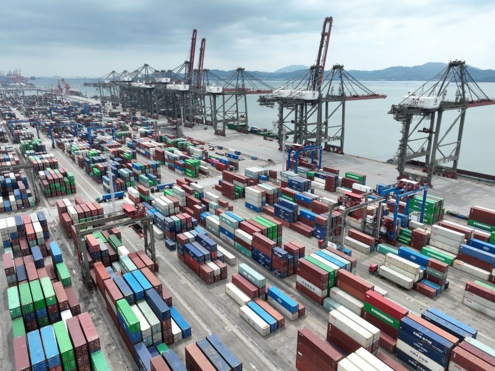 這是中國(guó)（福建）自由貿(mào)易試驗(yàn)區(qū)廈門片區(qū)內(nèi)的廈門遠(yuǎn)海碼頭（2024年9月5日攝）。