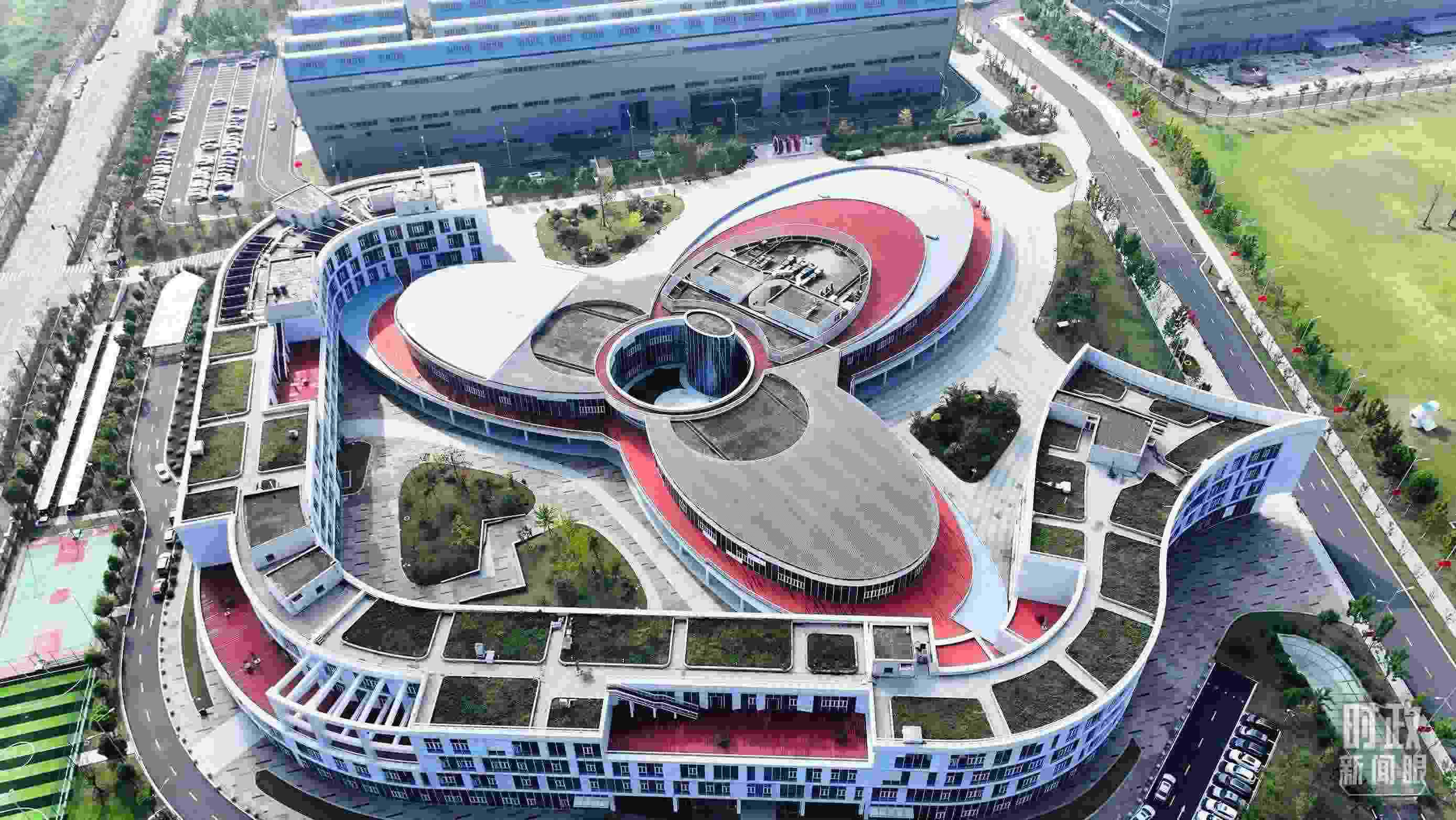 △位于合肥未來大科學城的聚變堆主機關鍵系統(tǒng)綜合研究設施園區(qū)。（總臺記者陳志猛拍攝）