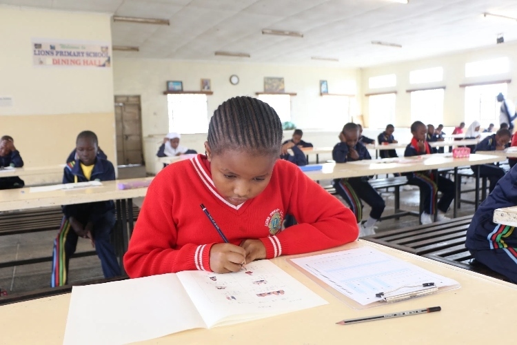 考場現(xiàn)場。埃格頓大學(xué)孔子學(xué)院供圖