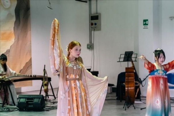 交流活動現(xiàn)場。 中國駐意大利使館供圖