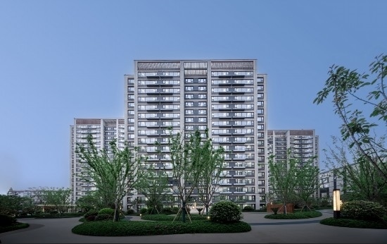 圖為改造后的中鐵臻庭小區(qū)整體外觀。王碩敏 攝