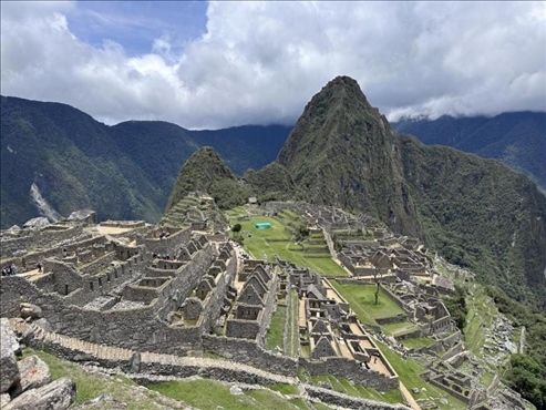 秘魯馬丘比丘古城遺址。本報(bào)記者 張朋輝 攝