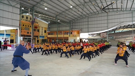 少林武術(shù)教學(xué)。主辦方供圖