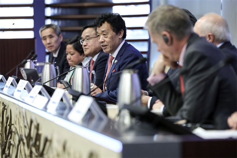 來(lái)自聯(lián)合國(guó)糧農(nóng)機(jī)構(gòu)及各國(guó)代表與會(huì)并發(fā)言。主辦方供圖