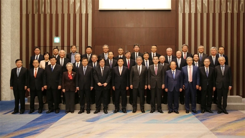 開幕式前中日主要與會嘉賓合影。主辦方供圖