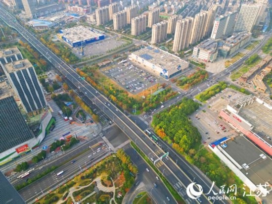 崇川區(qū)北大街便民商圈。人民網(wǎng)記者 王繼亮攝