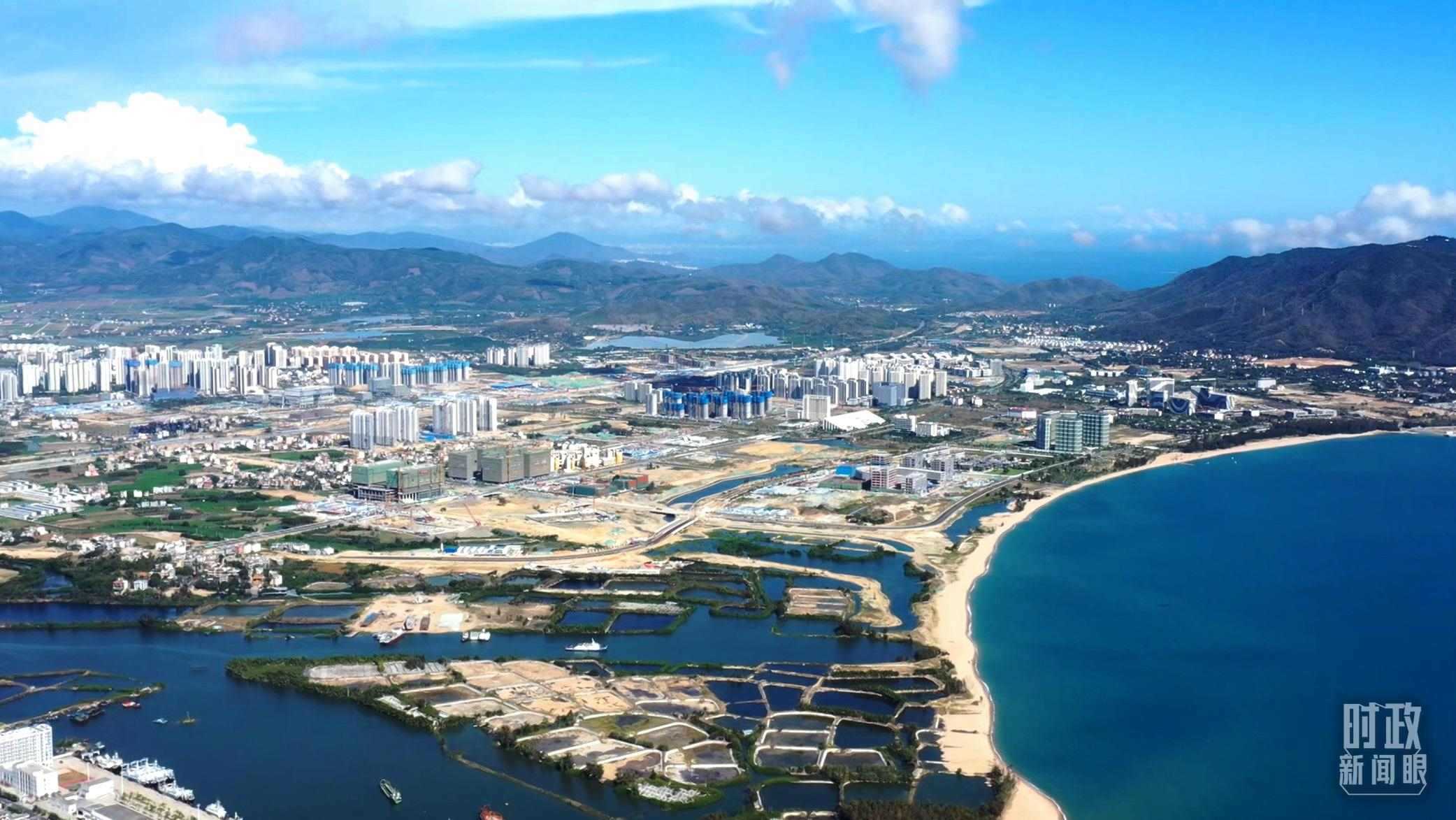 海南崖州灣科技城。（總臺記者張偉克拍攝）