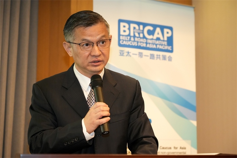 鄭學(xué)方作主旨演講。主辦方供圖