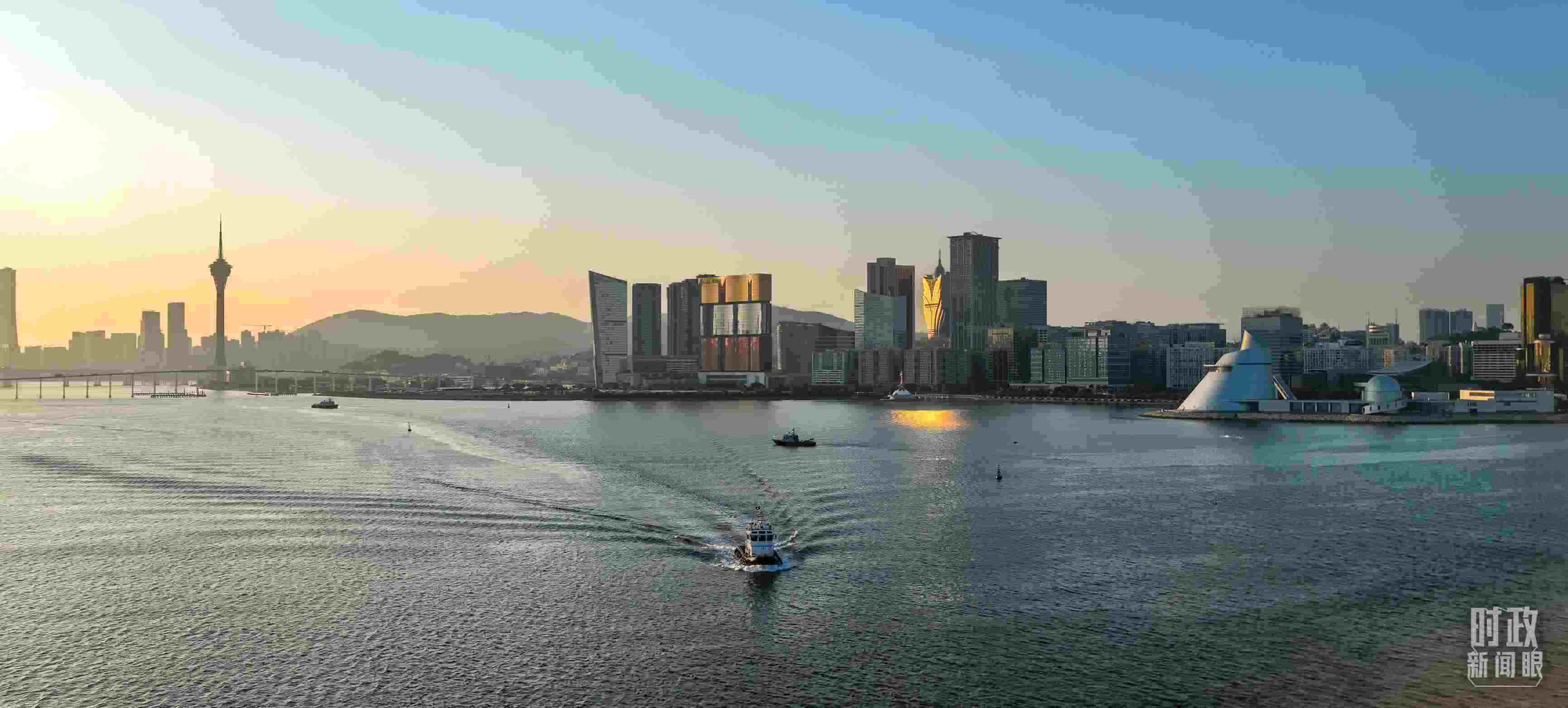 △澳門風(fēng)光。（總臺(tái)央視記者王子杭拍攝）