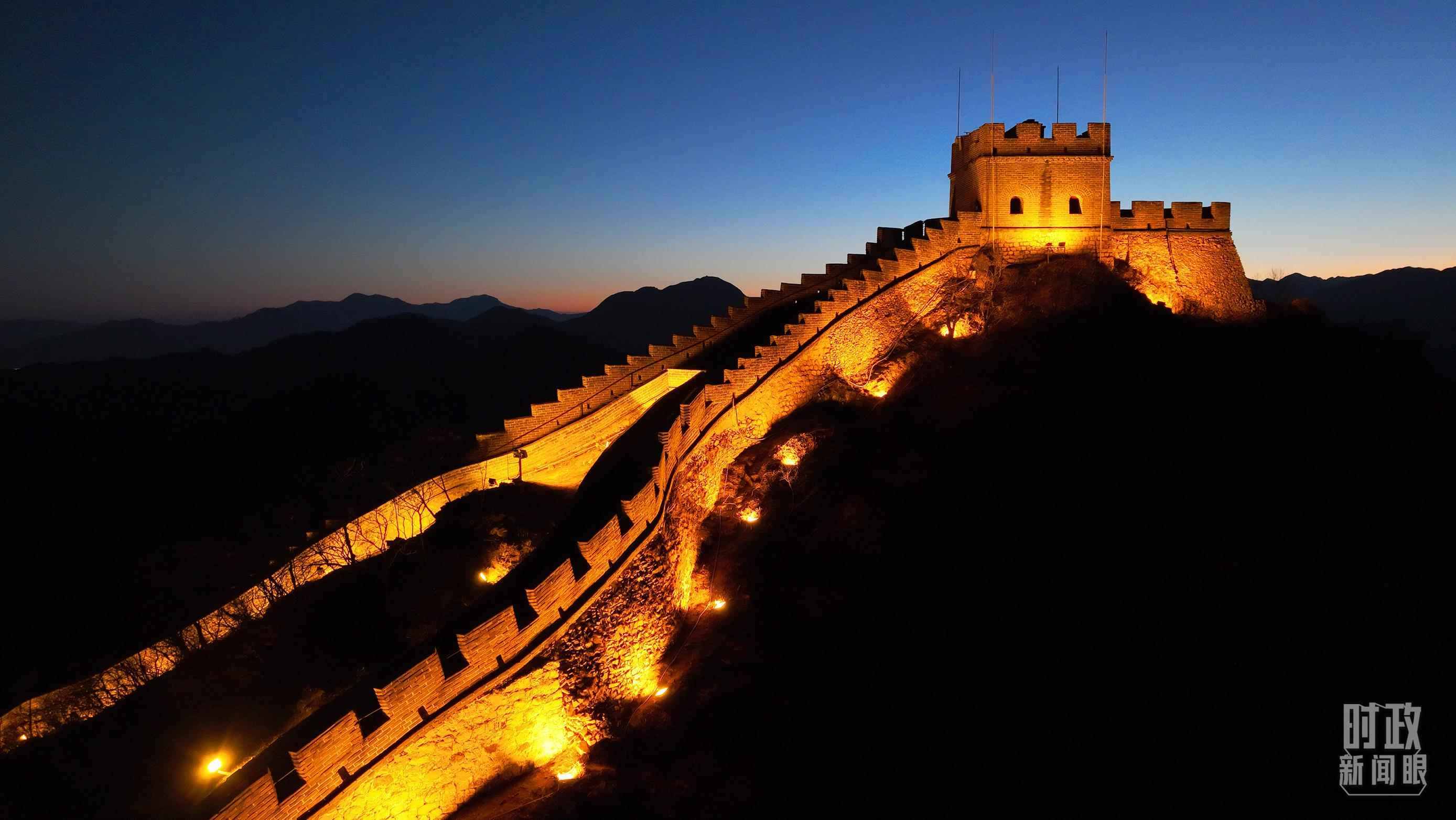 △北京居庸關(guān)長(zhǎng)城。（總臺(tái)央視記者范凱拍攝）