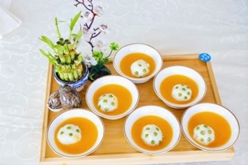 參賽作品“白雪尋蓮”。主辦方供圖