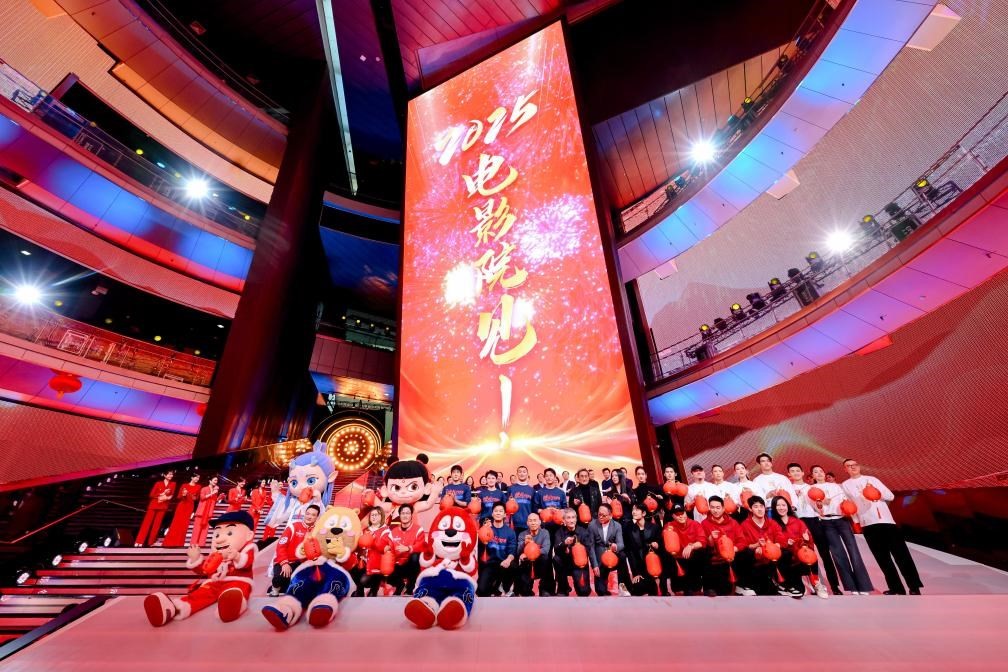 2025年春節(jié)檔電影主創(chuàng)合影。（圖片由主辦方提供）