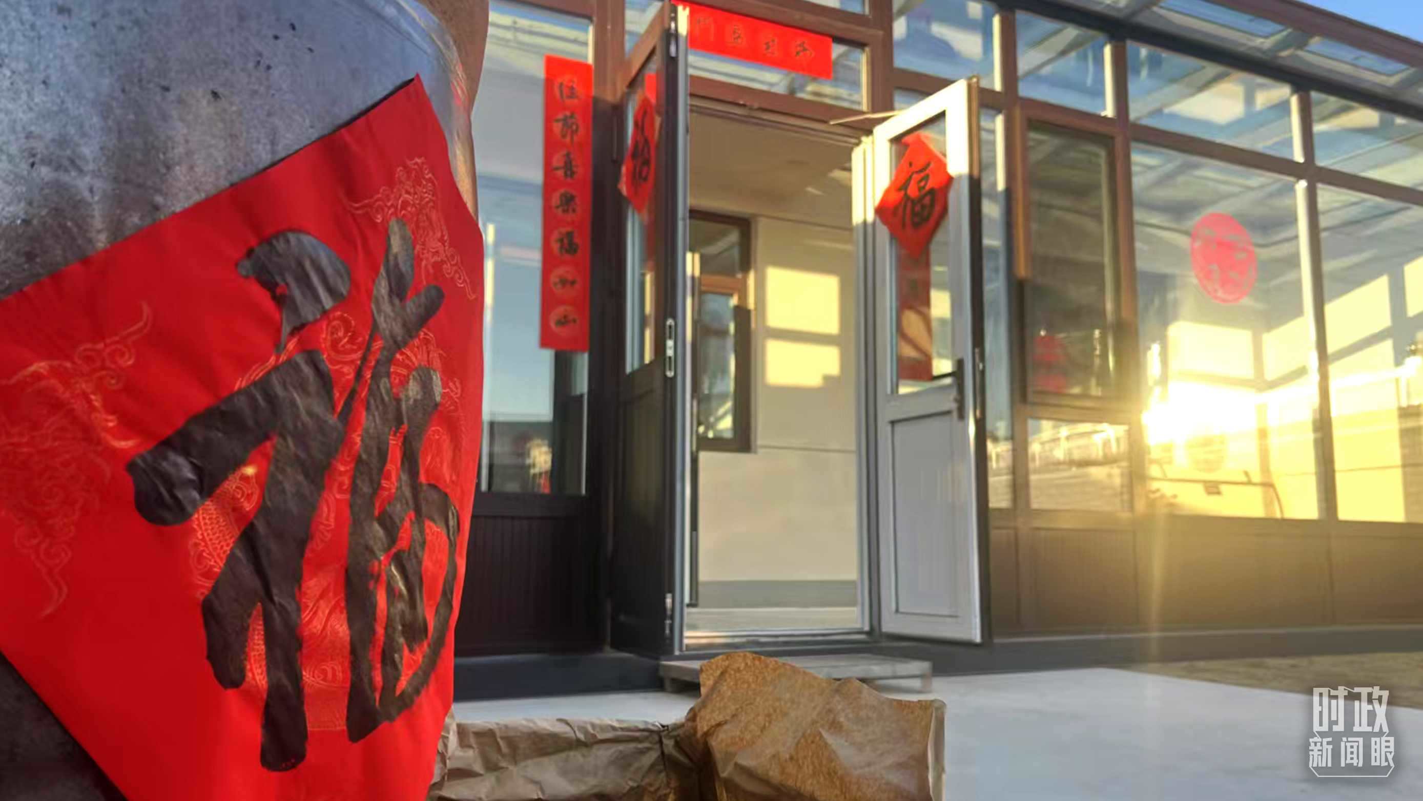 祝家溝村新居。（總臺(tái)央視記者李煒拍攝）