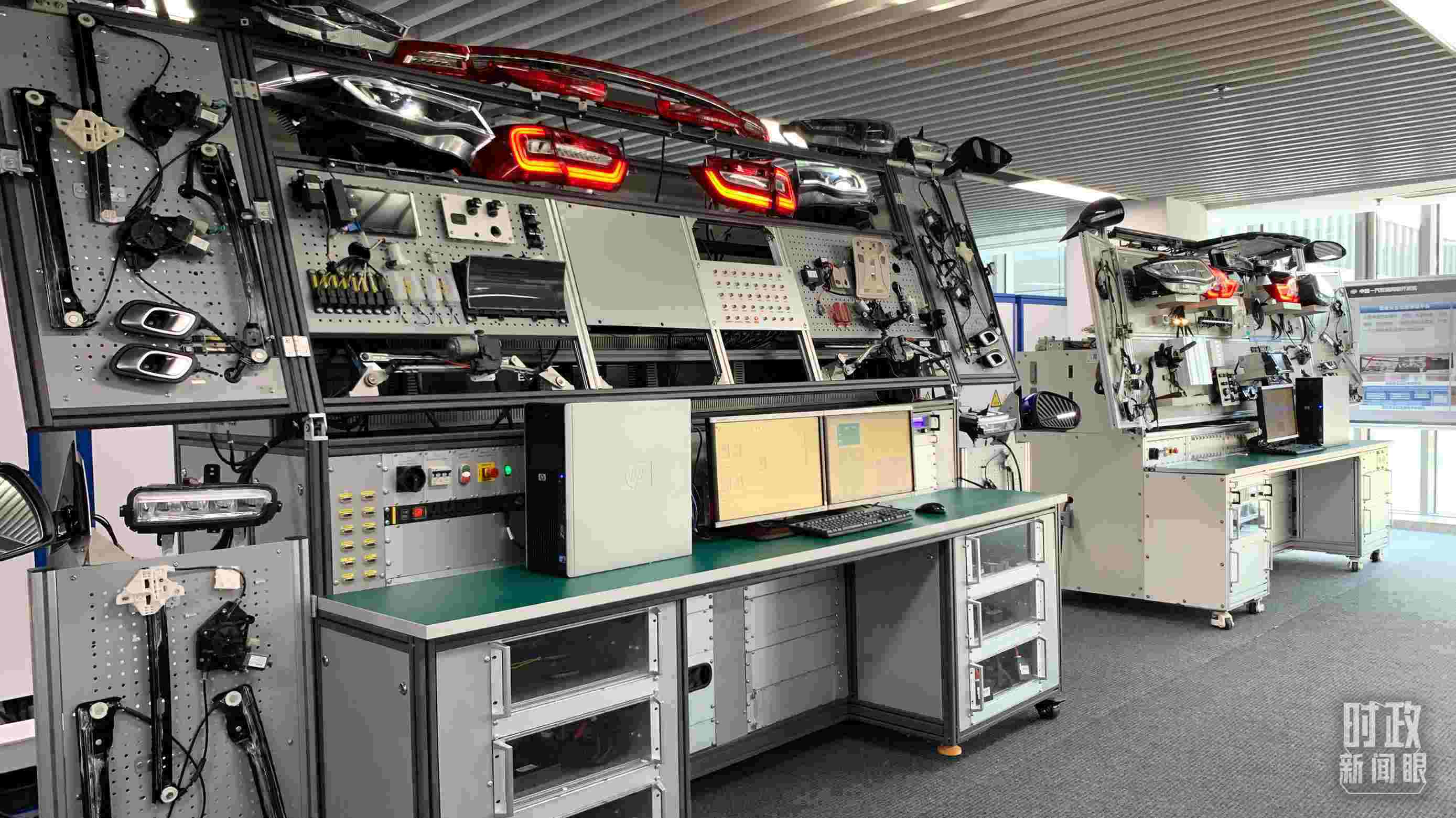 △吉林長春，一汽整車硬件測試實驗室。（總臺央視記者邢彬拍攝）