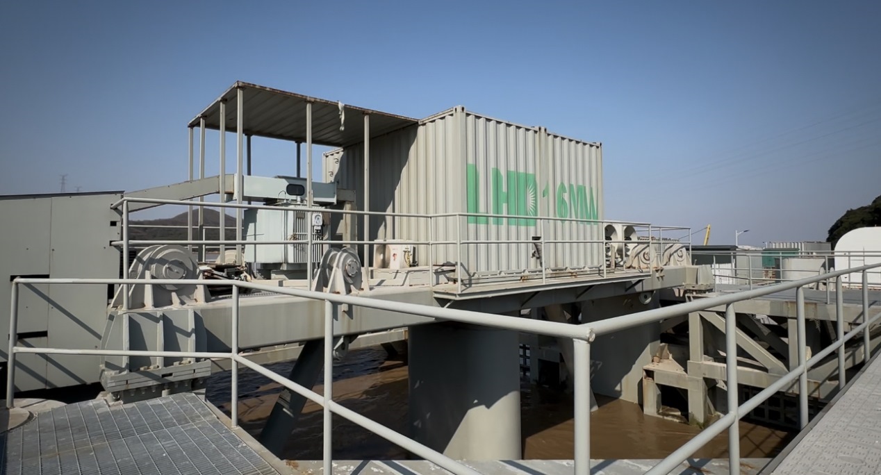 LHD潮流能發(fā)電站。人民網(wǎng)記者 王紹紹攝