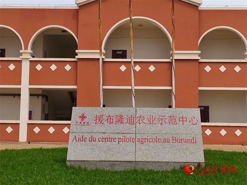 援布隆迪農業(yè)示范中心。人民網記者 黃培昭攝
