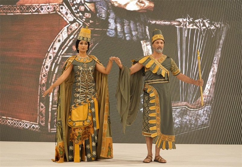 伊拉克時(shí)尚館舉辦的時(shí)裝展。伊拉克時(shí)尚館供圖