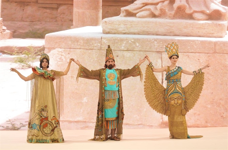 伊拉克時(shí)尚館去年9月舉辦的時(shí)裝展一景。伊拉克時(shí)尚館供圖