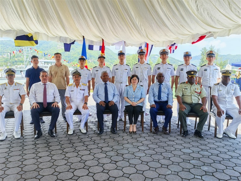 儀式現(xiàn)場。中國駐塞舌爾大使館供圖